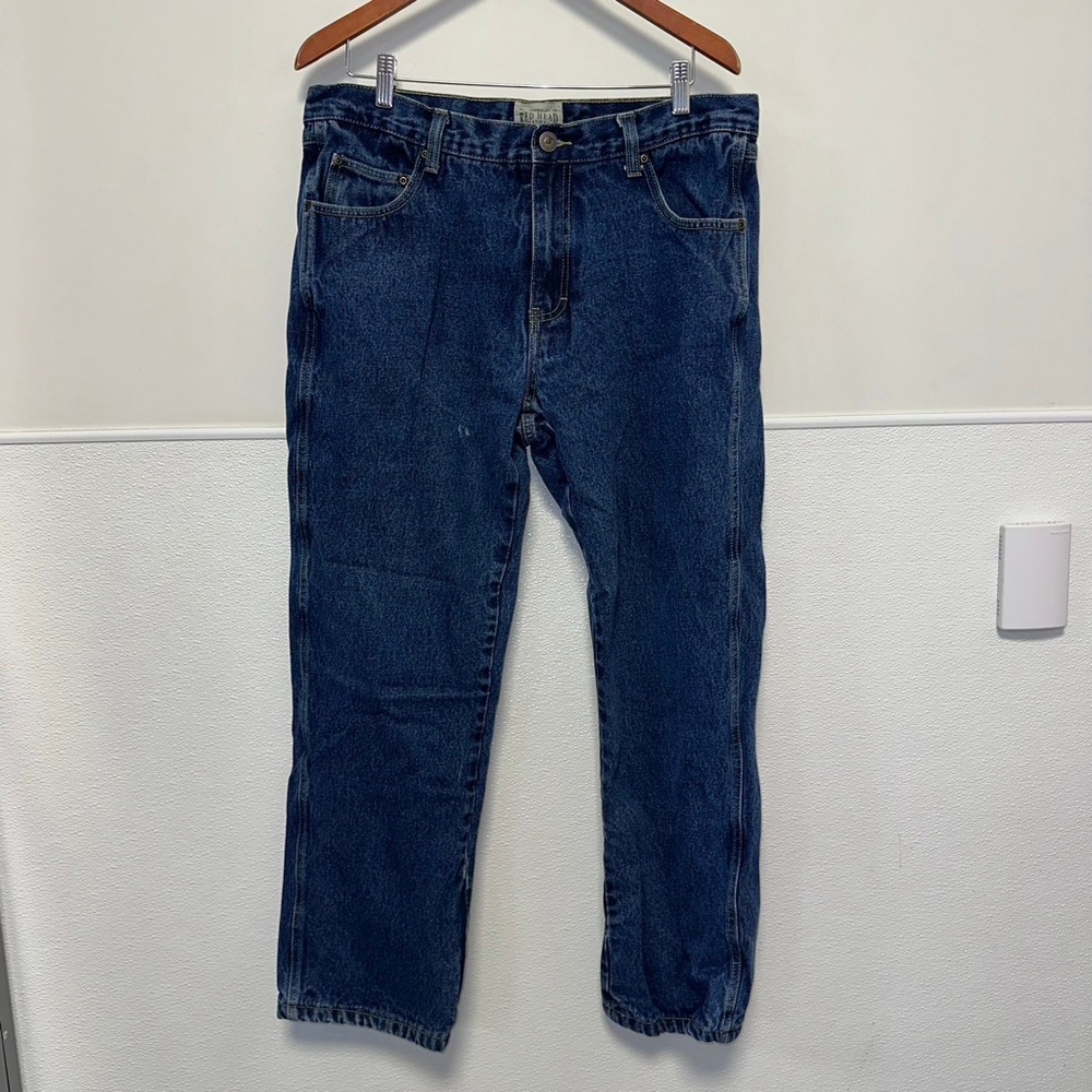 Men's Red Head Brand Co. Blue Lined Jeans Waist 35 X 32 - Picture 11 of 16